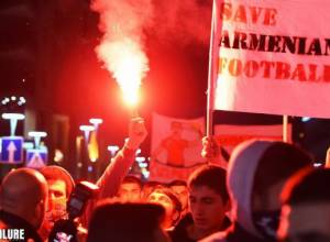 Live: Armenian national football team fans’ march to the FFA