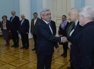 Serzh Sargsyan received Zori Balayan
