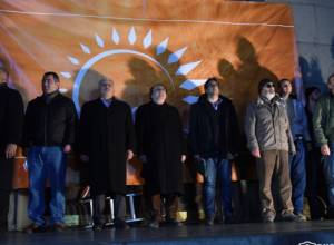 Watch live rally of New Armenia Public Salvation Front and Joint Opposition Headquarters