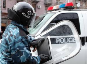 Полицейские силы в центре Еревана