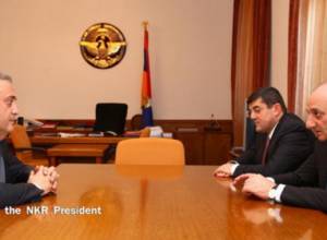 KR President receives Sahakyan received Armenian Central Bank Chairman