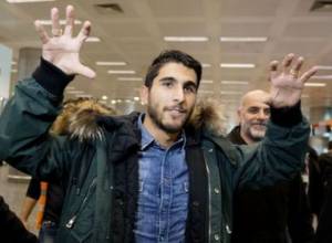 Aras Ozbiliz arrives in Istanbul