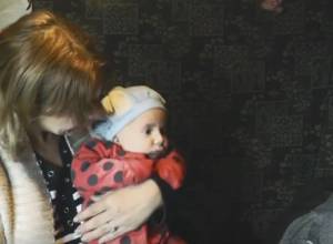 Homeless family receives flat