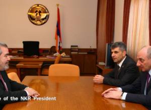 Bako Sahakyan meets with Hrant Margaryan