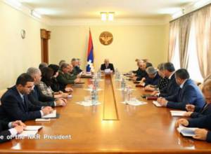 Bako Sahakyan convokes meeting of Security Council