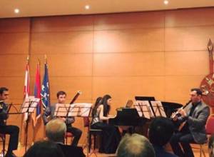 Our quartet had a concert in Beirut