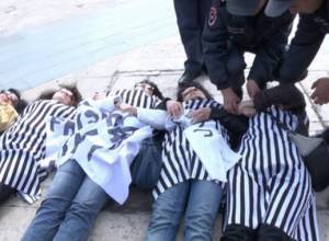 Women lie on pavements: Armenian Women’s Front adopts new method of struggle