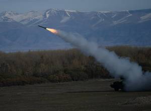 Azerbaijani helicopter shot down east to Mrav mountain