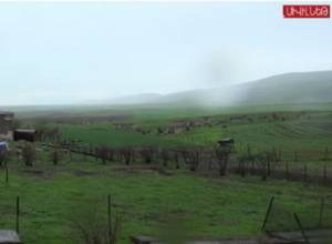 Martakert under heavy shelling