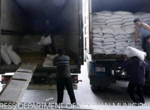 Երևանի քաղաքապետարանը սնունդ է ուղարկել ԼՂՀ