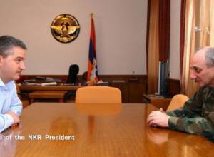 Artsakh President receives General Manager of Armentel Company