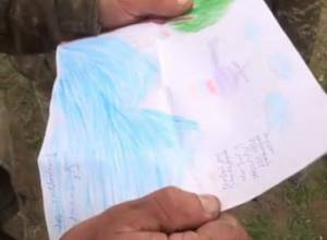 Children send letters to soldiers