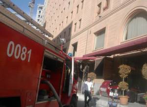 Fire at National Hotel
