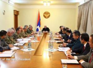 Artsakh President convokes consultation on army-related issues