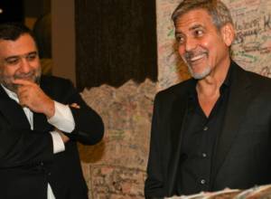 George Clooney and Ruben Vardanyan visit ARARAT Museum in Yerevan