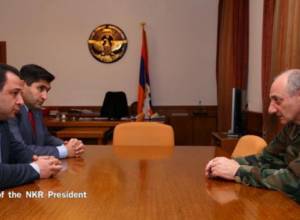 Bako Sahakyan received executive director of the "Hayastan" All-Armenian Fund