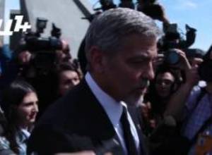 George Clooney visits Tsitsernakaberd Memorial, refuses to talk to joirnalists