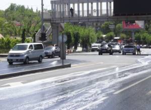 Halabyan Street opened: details from the scene