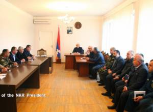 Bako Sahakyan visits Hadrout region