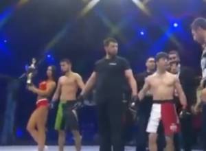 Armenia’s Albert Ghazaryan beats his Azerbaijani rival