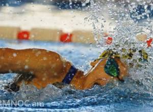 Armenian swimmers participate in championships qualifying for the Rio Olympics