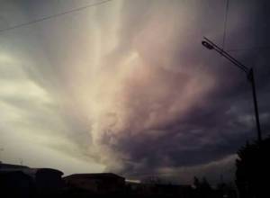 Yesterday there was possibility of tornado in Gyumri