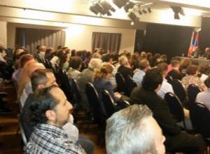 Bako Sahakyan meets with Belgian academic circles