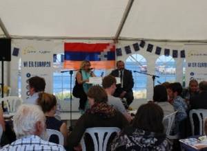 NKR Foreign Minister visits Danish Island of Bornholm