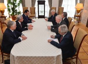 Serzh Sargsyan, OSCE Minsk Group Co-Chair meet in Saint Petersburg