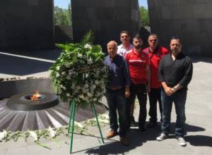 Руководители «Омонии» посетили Цицернакаберд