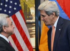 Serzh Sargsyan has phone conversation with John Kerry