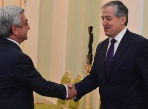Serzh Sargsyan receives Minister of Foreign Affairs of Tajikistan