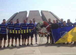 Կիպրոսցի մարզիկները ցանկացել են այցելել Ծիծեռնակաբերդի հուշահամալիր