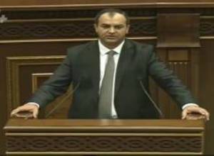 Արթուր Դավթյանի ելույթը Ազգային ժողովում