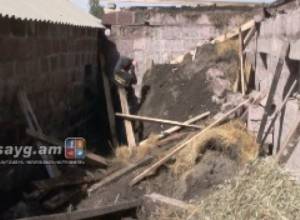 Անասնագոմի փլուզումից կա մեկ զոհ և մեկ ծանր վիրավոր