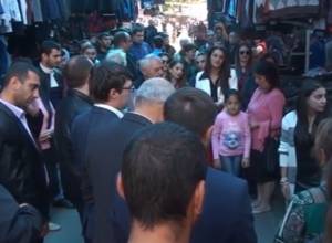 Предвыборный Ванадзор: встреча на рынке одежды, удивленный Пашинян