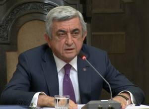 Serzh Sargsyan’s speech: “We have to move only forward. Look forward.”