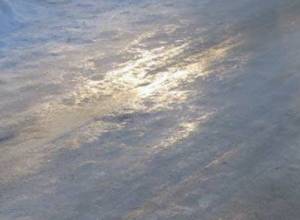 Black ice on some parts of Vardenyats mountain pass