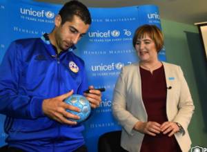 Henrik Mkhitaryan named UNICEF Goodwill Ambassador for Armenia