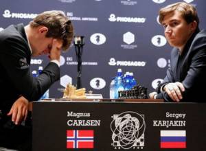 Game 5 ends in draw: Sergey Karjakin unable to make use of Carlsen's mistake