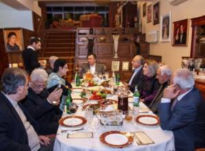 Արմեն Ամիրյանն իր տանը հյուրընկալել է մշակույթի նախկին նախարարներին (լուսանկարներ)