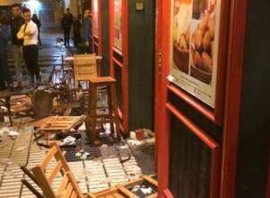 В Севилье испанские фанаты напали на итальянцев