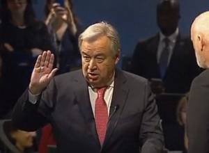 Antonio Guterres sworn in as UN Secretary-General