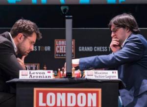 Levon Aronian lost to Maxime Vachier-Lagraver at London Chess Classic 6