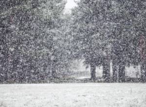 It is snowing on highways