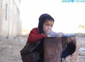 Statement: “In Syria today 300 000 children still remain trapped”