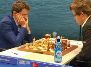 Լեւոն Արոնյանը ոչ-ոքի խաղաց Մագնուս Կառլսենի հետ