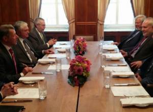 Edward Nalbandian met with the Co-Chairs of the OSCE Minsk Group