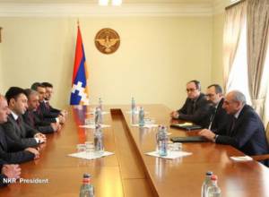 Artsakh President receives observers from Armenia