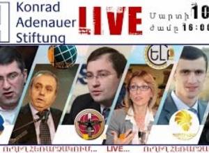 LIVE.Կուսակցությունները ներկայացնում են իրենց ծրագրային դրույթները